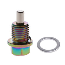 1 pc M14*1.5 Aluminum Alloy Magnetic Oil Drain Plug Bolt Sump Nut Colorful