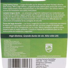 Instrument Panel Light Bulb-Longerlife - Twin Blister Pack Philips 158LLB2