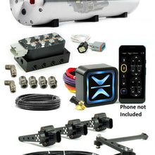 AccuAir ENDO-CT Raw Aluminum Tank Vu4 Valve Manifold ELevel+ Connect Management