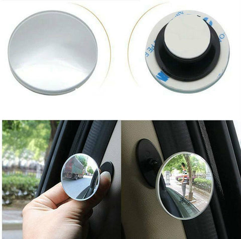 360° Blind Spot Car Side Mirror Stick On Glass Adjustable Safety Len Accessories