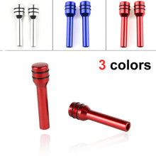 2x Alloy Car Interior Door Locking Lock Knob Pull Pins Caps Cover Accessories