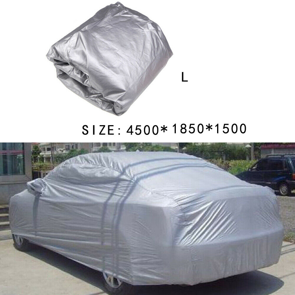 Car Cover Sun Snow Rain Dust Resistant Anti UV lightweight Protection L,XL,XXL