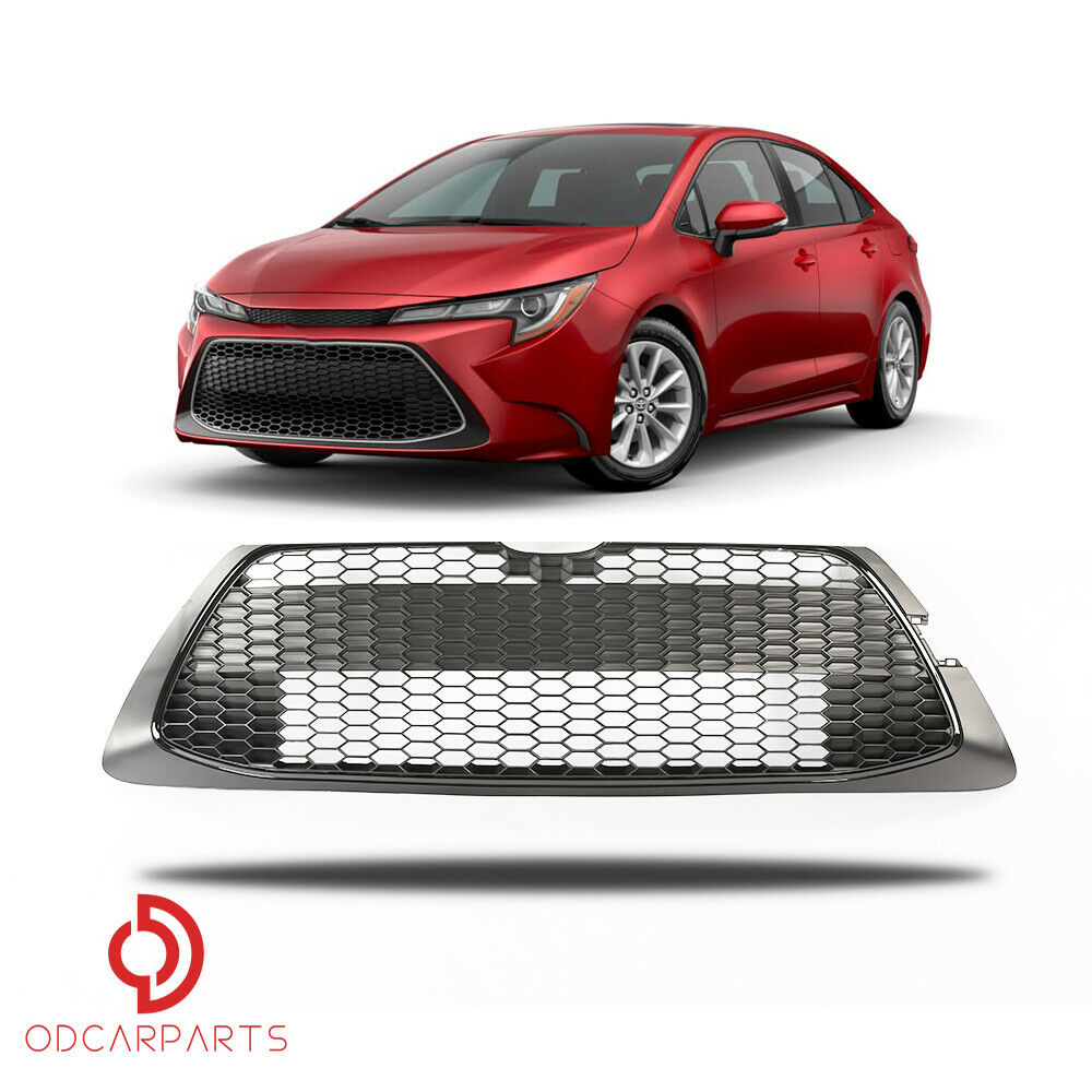 Fits Toyota Corolla 2020 LE/XLE Seden Front Lower Grille With Gloss Black Trim