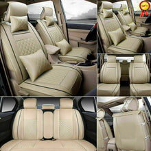 11pcs 5-Seats Car Seat Cover Front Rear Sit Full Surround Waterproof Protect Pad