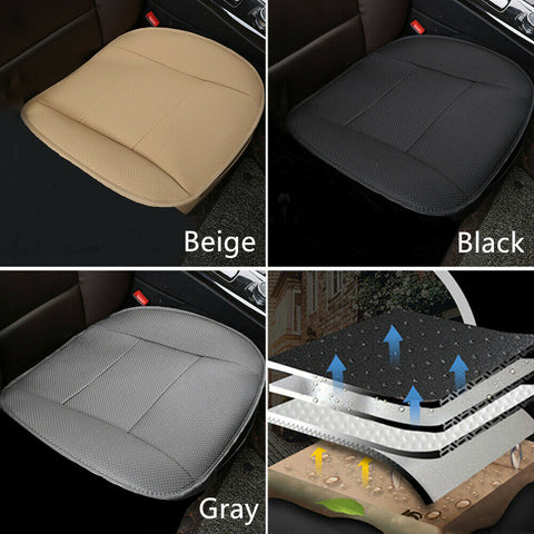 Breathable Car Front Seat Cover PU Leather Seat Protector Cushion 3D Universal