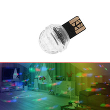 USB Car Interior Atmosphere Neon Light LED Colorful Projector Lamp Accessories