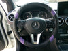 Limited Edition Black Purple PU Leather Steering Wheel Cover Lady First Choice