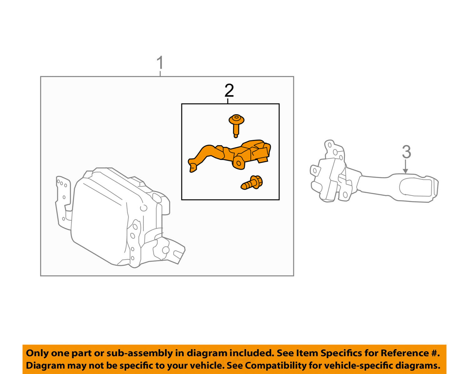 TOYOTA OEM Cruise Control System-Distance Sensor Bracket 8820160010