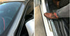 Parts Accessories Black Carbon Fiber Stickers Car Door Sill Threshold Trim Cover