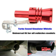 Universal Car Blow Off Valve Noise Turbo Sound Whistle Simulator Muffler Tip