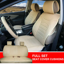 Full Set PU Leather Car Seat Cushion Cover Protectos for Nissan Rogue #3829