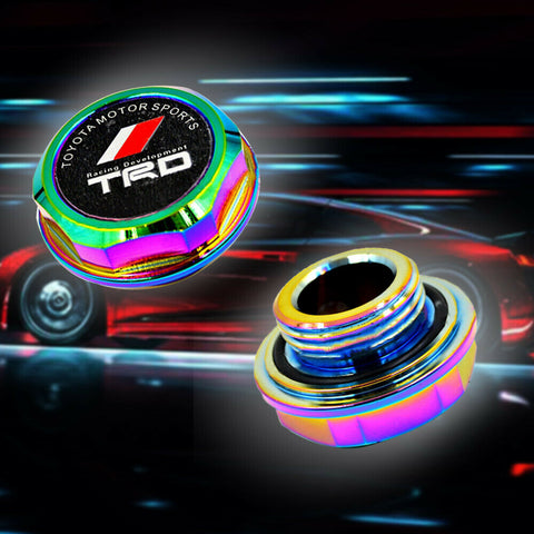 TRD Racing Neo-Chrome Engine Oil Filler Cap Oil Tank Cover Aluminium For TOYOTA