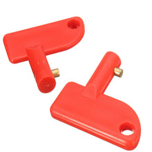 2x Red Disconnect Battery Isolator Cut Off Kill Switch Key For Car Marine Truck