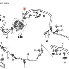 08-12 Accord 2.4L Power Steering High Pressure Feed Hose Pipe Line From Pump OEM