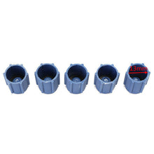 10x A/C AC Charging Port Service Cap R134a 13mm 16mm High&Low Side Caps Red Blue