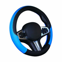 38cm/15'' Car Steering Wheel Cover PU Leather Comfortable Grip Non-Slip Durable