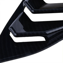 US Carbon Fiber Rear Side Window Quarter Louver Cover Vent For Honda Civic 16-20