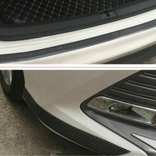 Car Carbon Fiber Stickers Auto Door Plate Cover Anti Scratch Sticker Accessories