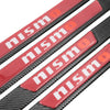 4PCS Carbon Fiber Car Door Scuff Sill Cover Panel Step Protector For Nismo