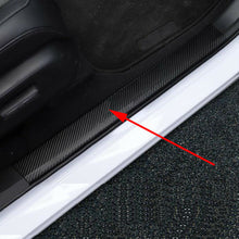 For Nissan X-trail T32 Rogue Carbon Fiber Style Door Sill Protector Cover Trim