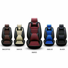 For Toyota Luxury Car Seat Covers PU Leather Front & Rear Full Wrap Cushion Set
