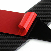 4pcs Universal Carbon Fiber Car Door Sill Scuff Plate Cover Panel Step Protector