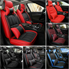 Luxury 5-Seats Car Sit Covers Sit Cushion PU Leather Protect Set Car Accessories