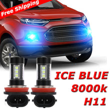 2X H11 LED Fog Light Bulb 80W For Ford EcoSport 2017-2019 Ice Blue Car light Kit