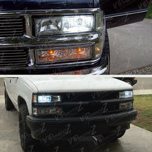 1994-1998 Chevy Silverado Suburban Tahoe CK Chrome Bumper Signal Headlight Lamps