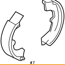 TOYOTA OEM 09-18 Corolla Brake-Shoes 0449502212