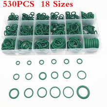 530Pcs 18 Sizes Car Air Conditioning Repair Rubber O-ring Seals Kit Universal