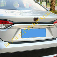 For Toyota Corolla 2020 L LE XLE 1pcs Chrome Rear Trunk Central Cover Trim Refit