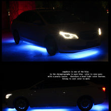 4pcs Music Control RGB LED Under Car Strip Underbody System Glow Neon Light Kit