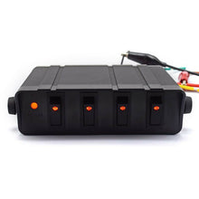 1*4 Gang 40A On/Off Rocker Switch Box Controller 20A Strobe Light 12V Car Yachat