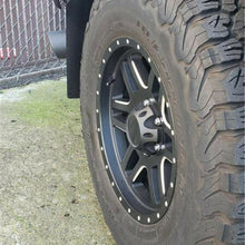 4PCS Black ABS Wheel Mudflaps Truck Pickup Moulding Trim Mud Guard 15.3" x 11.6"