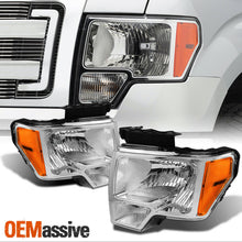 Fits 09-14 Ford F-150 F150 Pickup Headlights Lights Lamps 2009-2014 Left+Right