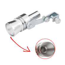 Sliver Car Blow Off Valve Noise Turbo Exhaust Muffler Tip Sound Whistle Simulato