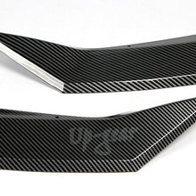 For 19-20 Toyota Corolla Carbon Style Front Body Kit Bumper Spoiler Lip 3PCS