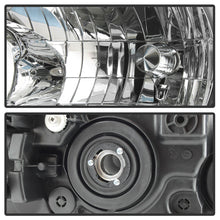 Fit 01-07 Toyota Highlander Chrome Headlights Housing Headlamps Replacement Pair