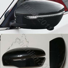 ABS carbon fiber Side Mirror Cover Trim for 2014-2020 Nissan X-Trail Rogue T32