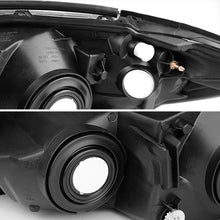 for 2002-2004 Toyota Camry Chrome Headlights Headlamps Assembly Replacement PAIR