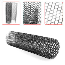 40x13inch Car Black Grille Mesh Net Sheet Aluminum Rhombic Auto Grill Universal