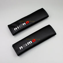 Premium Leather CAR/TRUCK Shoulder Pad Cushion Belt Cover fits NISMO Motor Sport