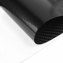 BLACK Accessories Car Stickers Carbon Fiber Door Sill Protector Scuff Plate Trim