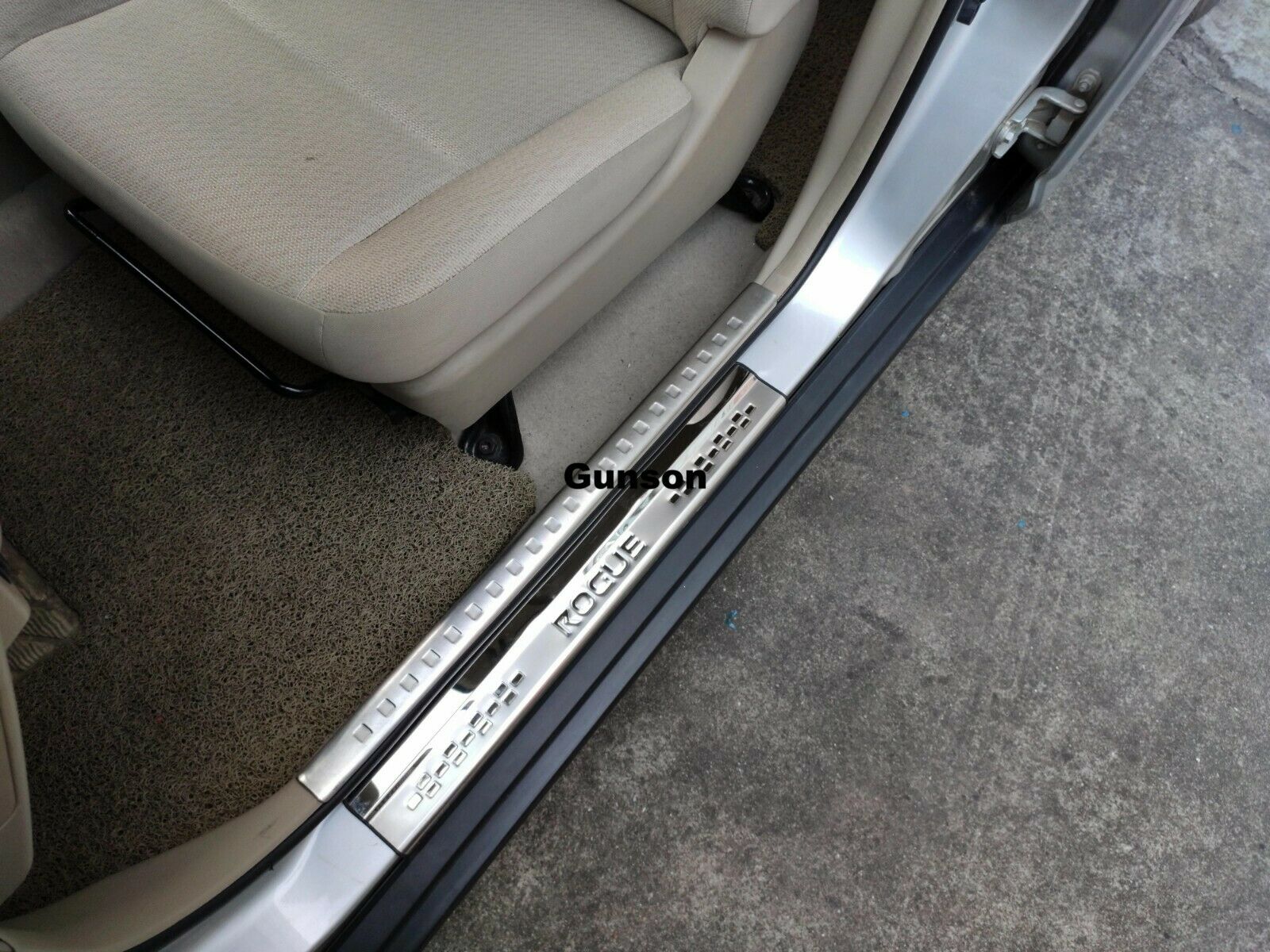 For Nissan Rogue Accessories stainless steel Door Sill Plate Protector 14-2020