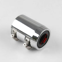 24" Stainless Steel Chrome Radiator Flex Coolant Water Hose Kit w/Radiator Cover