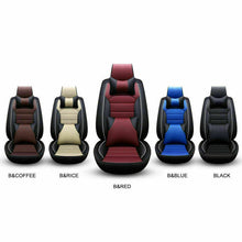 PU Leather 5-Seats Car Sit Cover Front Rear Universal Car Accessories Protector