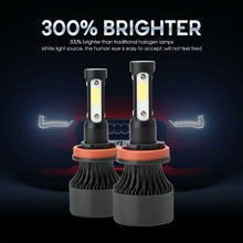 H11/H9/H8 LED Headlight Kit Low Beam Bulb Super Bright 6000K 60 Days Free Return