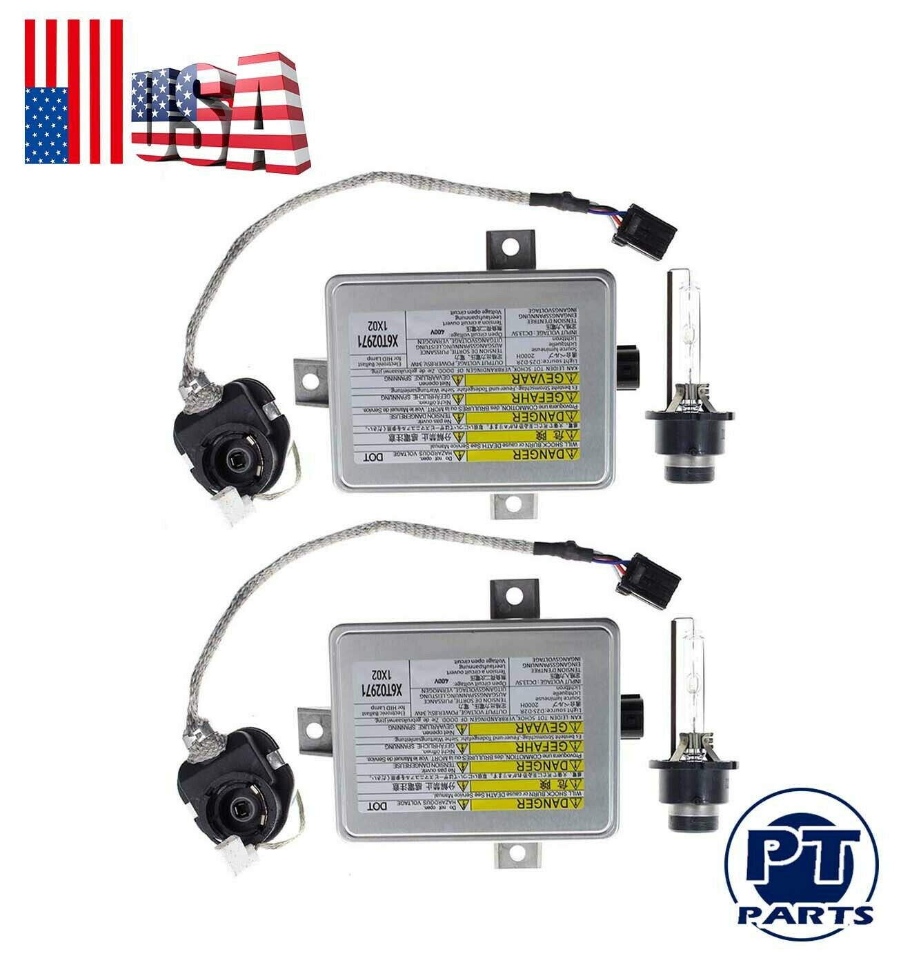 2 Set For Acura TL TL-S TSX FACTORY XENON HID HEADLIGHT BALLAST & IGNITER & BULB