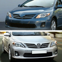 For 2011 2012 2013 Toyota Corolla Chrome Headlights Headlamps Pair Left+Right